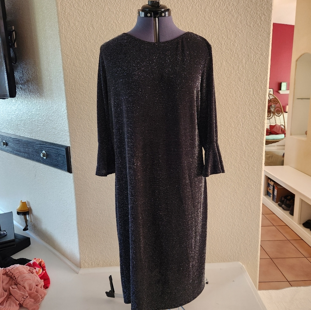 Black and Silver Dress